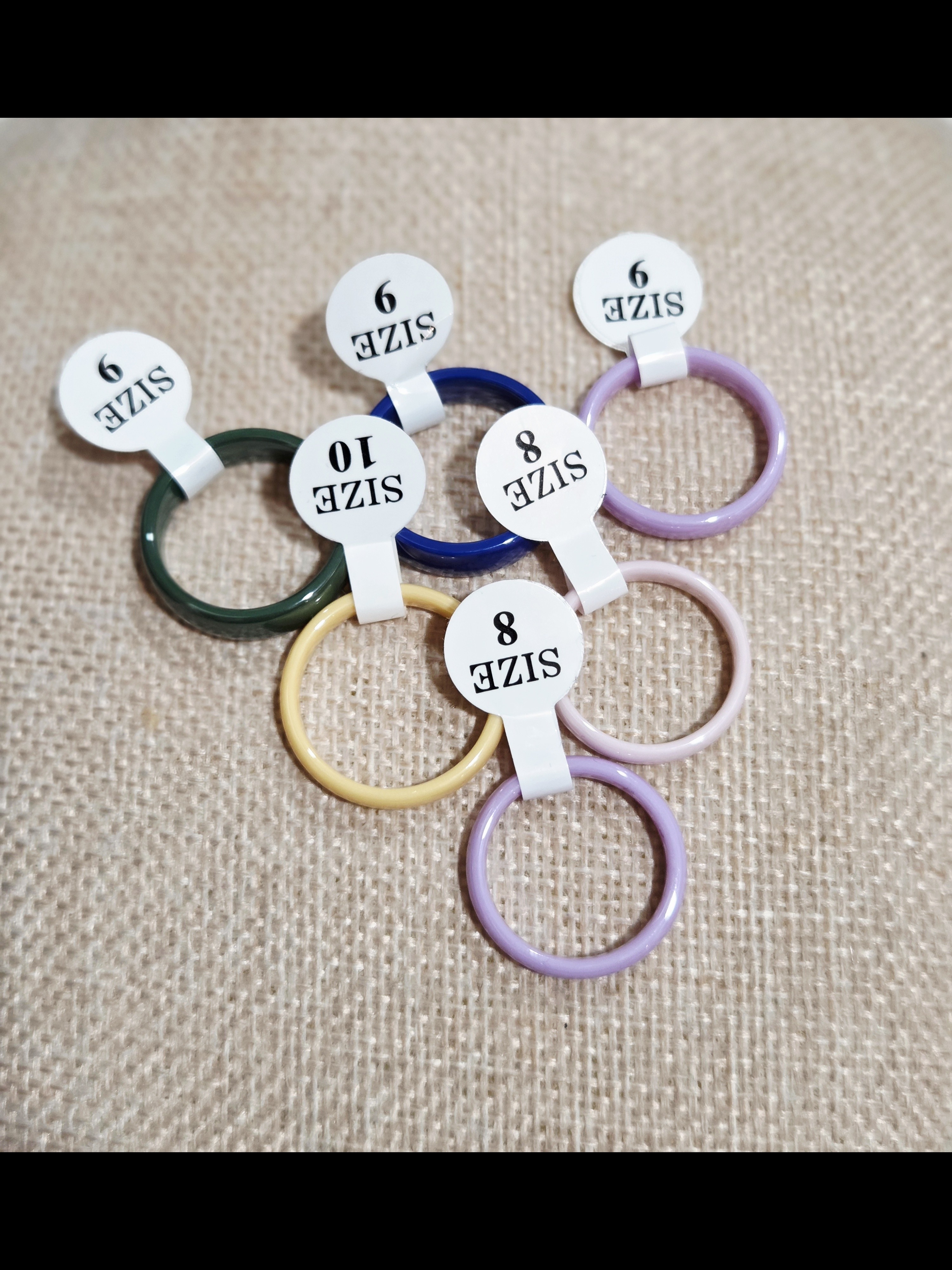 Double Baked Surgical Strength Ceramic Rings- Choose Your Color/Size
